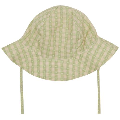 Flöss Stella Solhat Lime Gingham | Grønn | 52/53 cm