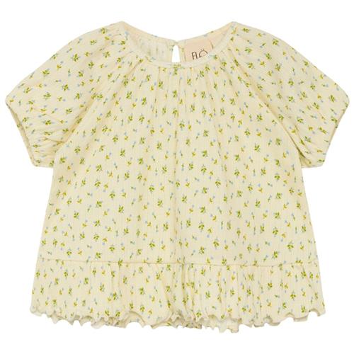 Flöss Clara Bluse Wild Flower | Grønn | 92 cm