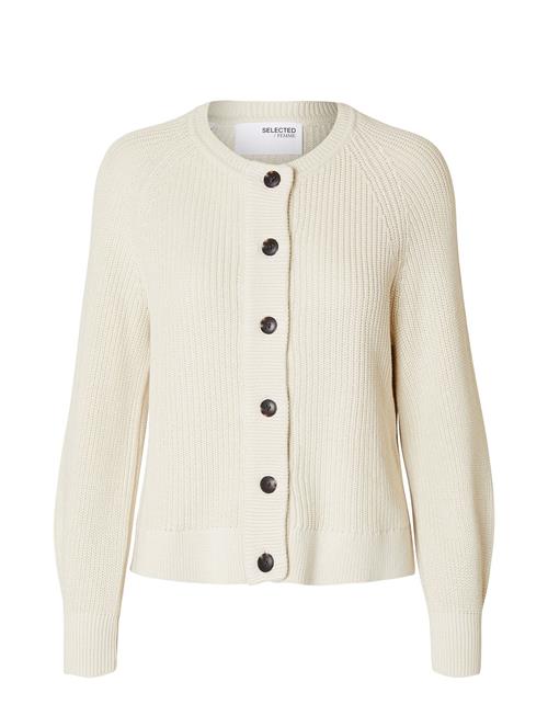 Selected Femme Slflola Ls Knit Cardigan Selected Femme Cream