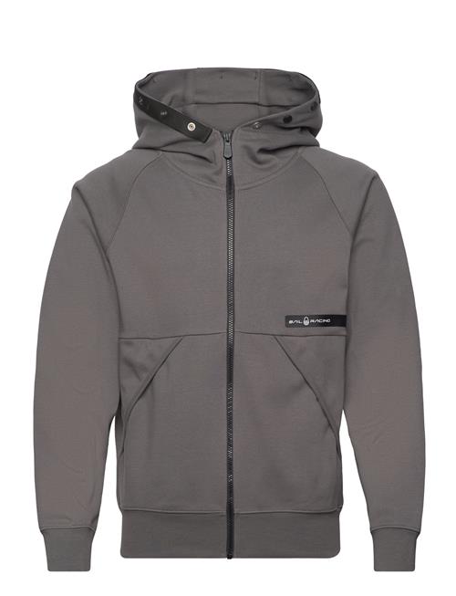 Se Sail Racing Race Bonded Zip Hood Sail Racing Grey ved Booztlet