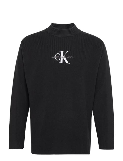 Calvin Klein Jeans Monologo Sweater Calvin Klein Jeans Black