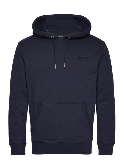 Se Superdry Essential Logo Hoodie Superdry Navy ved Booztlet