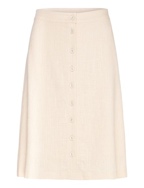 Slfgulia Hw Short Skirt D Selected Cream