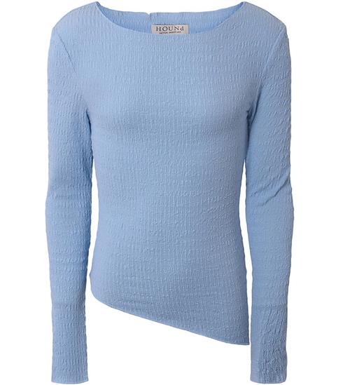 Se Hound Bluse - Asymmetric - Light Blue ved KidsWorld