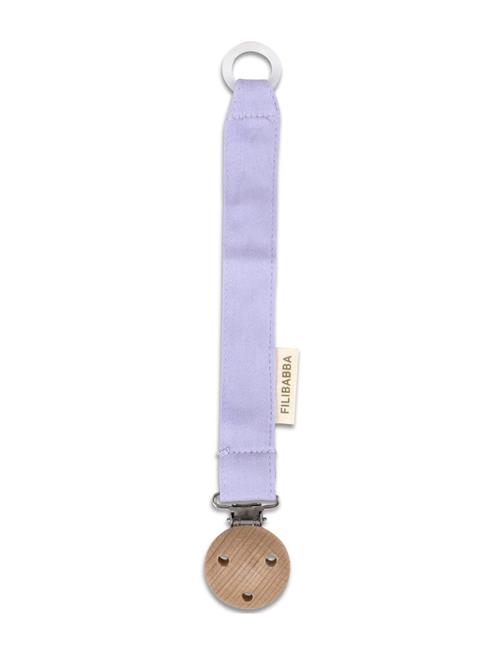 Filibabba Pacifier Holder Gots - Fresh Violet Filibabba Purple