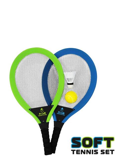 Se SportMe Soft Tennis Set SportMe Patterned ved Booztlet