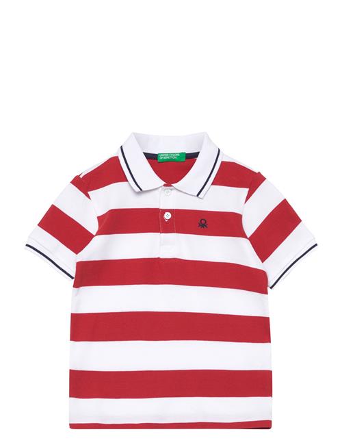 United Colors of Benetton H/S Polo Shirt United Colors Of Benetton Red