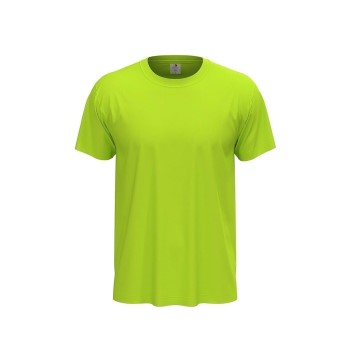 Se Stedman Classic Men T-shirt Limegrøn bomuld Small Herre ved Timarco