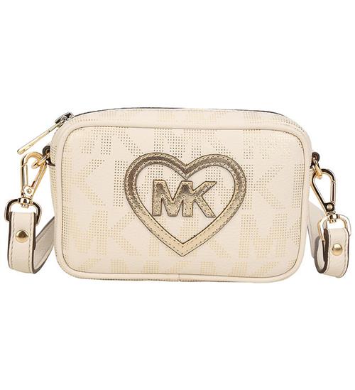 Michael Kors Michael Kors Skuldertaske - Off White/Guld