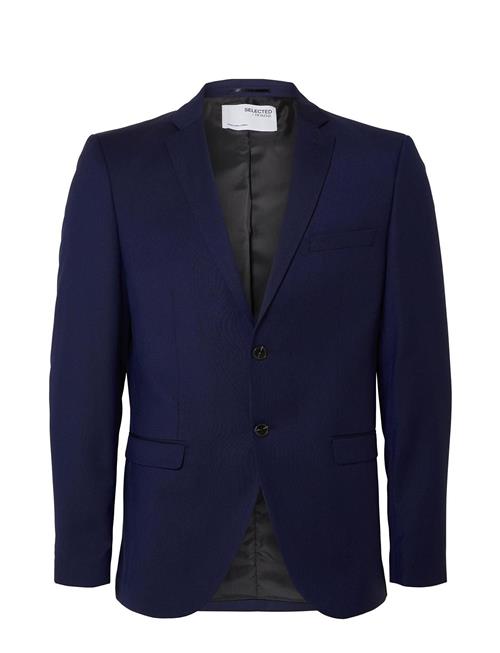 Se Selected Homme Slhslim-Mylobill Blue Blz B Noos Selected Homme Navy ved Booztlet