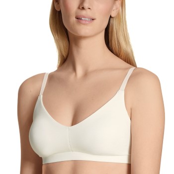 Calida Bh Natural Skin Bralette Hvid Large Dame