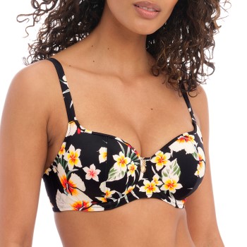 Freya Havana Sunrise UW Bikini Top Sort mønstret nylon F 75 Dame