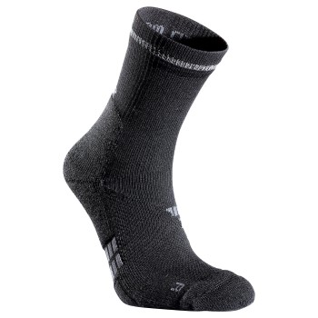 Seger Strømper Running Mid Wool Sock Sort Str 43/45