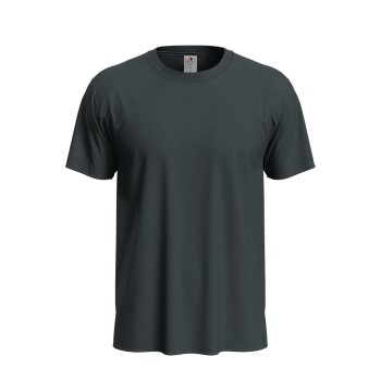 Se Stedman Classic T Organic Unisex Crew Neck Mørkgrå  økologisk bomuld XX-Small Herre ved Timarco