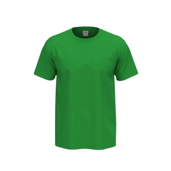 Se Stedman Comfort Men T-shirt Grøn bomuld Small Herre ved Timarco