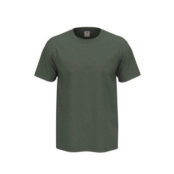 Se Stedman 4P Comfort Men T-shirt Zinkgrå bomuld Small Herre ved Timarco