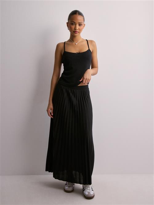 Only - Sort - Onlmelisa Plisse Skirt Jrs