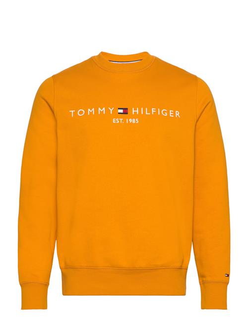 Se Tommy Hilfiger Tommy Logo Sweatshirt Tommy Hilfiger Yellow ved Booztlet