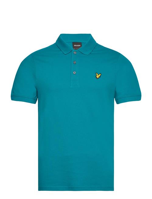 Se Lyle & Scott Plain Polo Shirt Lyle & Scott Blue ved Booztlet