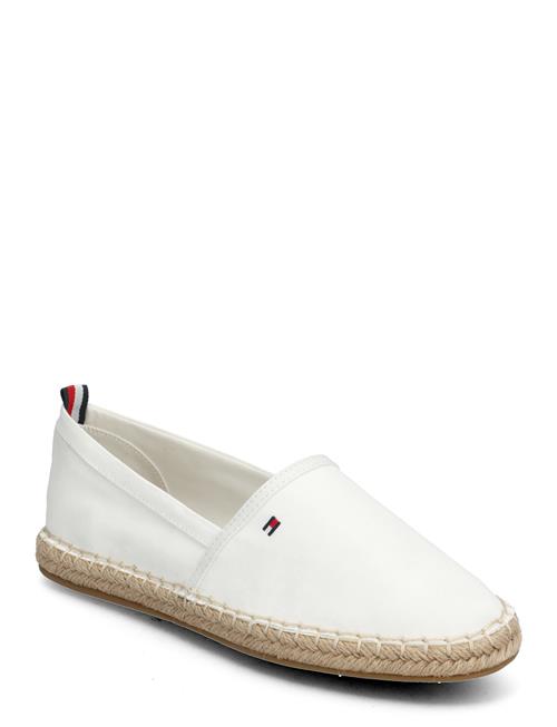 Se Tommy Hilfiger Basic Tommy Flat Espadrille Tommy Hilfiger White ved Booztlet