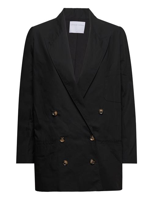 Se Cathrine Hammel Poplin Suit Blazer Cathrine Hammel Black ved Booztlet