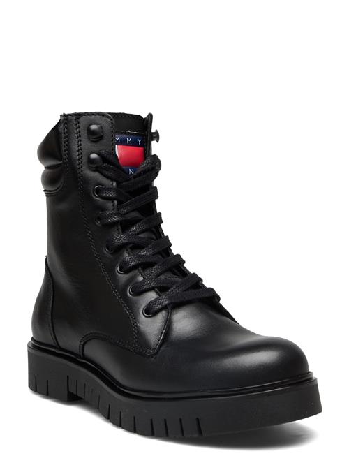 Se Tommy Hilfiger Tjw Lace Up Boot Tommy Hilfiger Black ved Booztlet