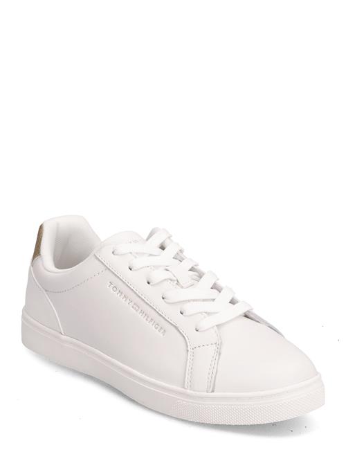 Se Tommy Hilfiger Essential Cupsole Sneaker Gold Tommy Hilfiger White ved Booztlet