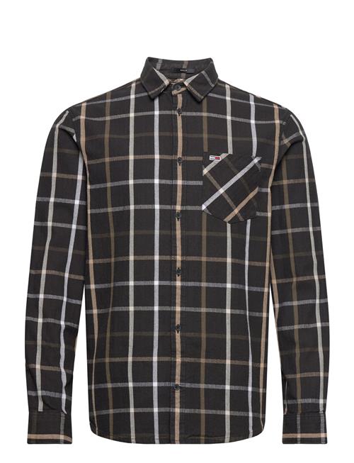 Tommy Jeans Tjm Reg Check Flannel Shirt Tommy Jeans Black