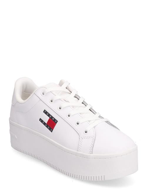 Se Tommy Hilfiger Tjw Flatform Ess Tommy Hilfiger White ved Booztlet