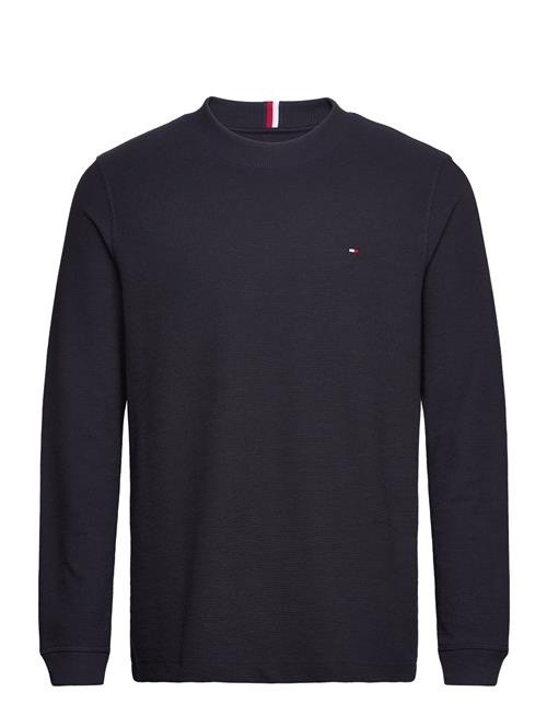 Tommy Hilfiger Textured Ls Tee Tommy Hilfiger Navy