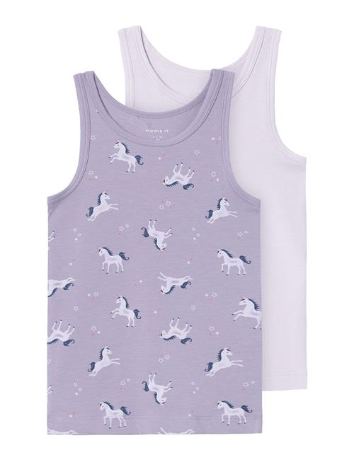 Nmftank Top 2P Lavender Unicorn Noos Name It Purple