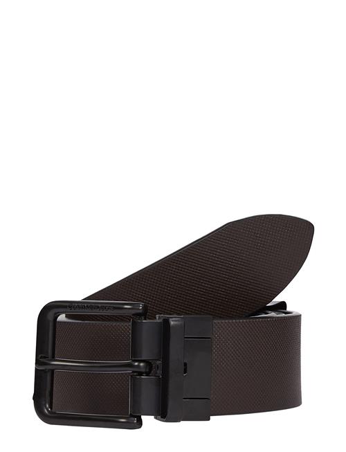 Se Calvin Klein Classic Rev/Adj Lthr Belt 35Mm Calvin Klein Brown ved Booztlet