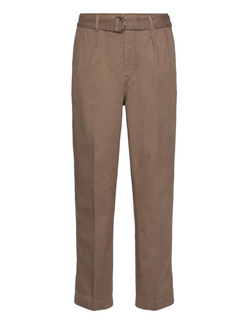 Belted Pleat Chinos GANT Brown