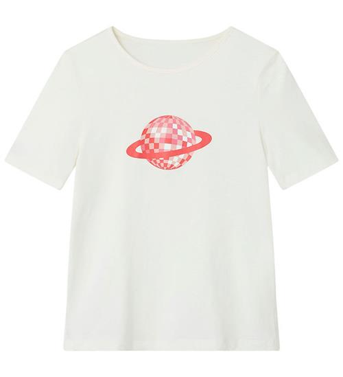 Se LMTD LMTD T-shirt - NlfFanet - Bright White ved KidsWorld