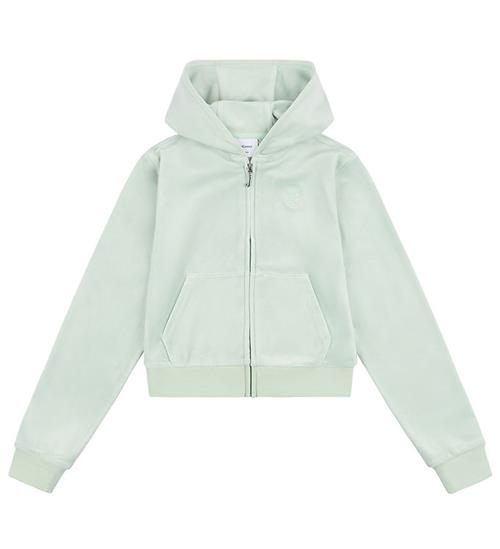 Juicy Couture Juicy Couture Cardigan - Tonal - Velour - Surf Spray