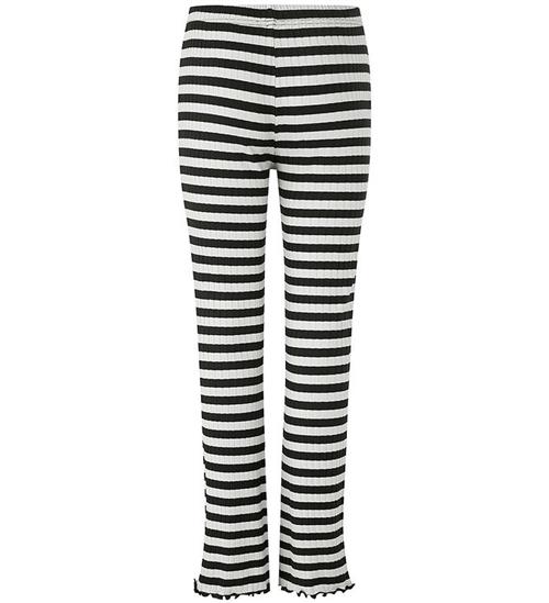 Se Mads NÃ¸rgaard Leggings - Lala - Black/Vanilla Ice ved KidsWorld