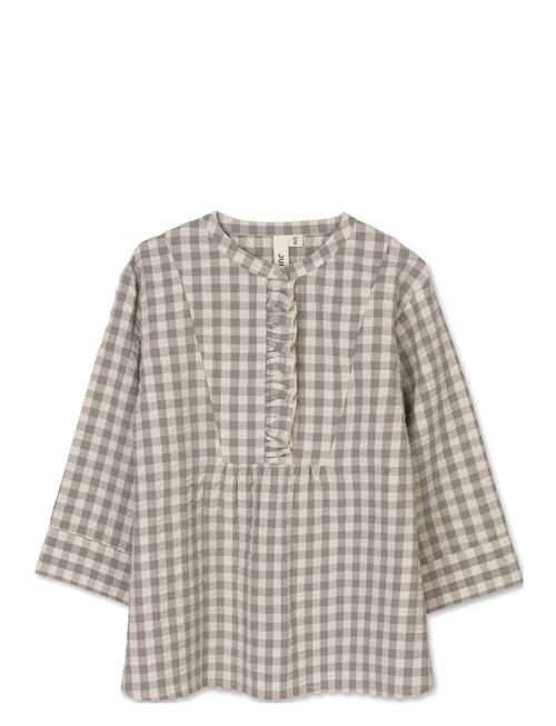 Se Juna Bæk&Bølge Irene Shirt Juna Grey ved Booztlet