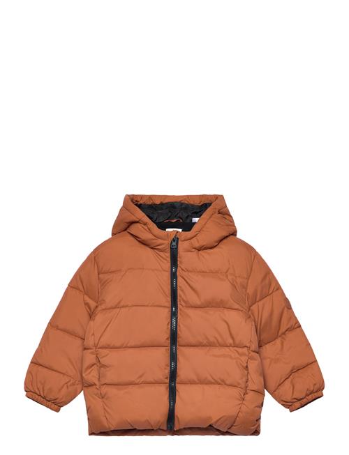 Mango Quilted Jacket Mango Orange