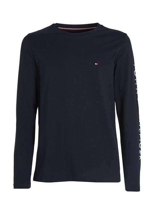 Tommy Logo Long Slee Tommy Hilfiger Navy