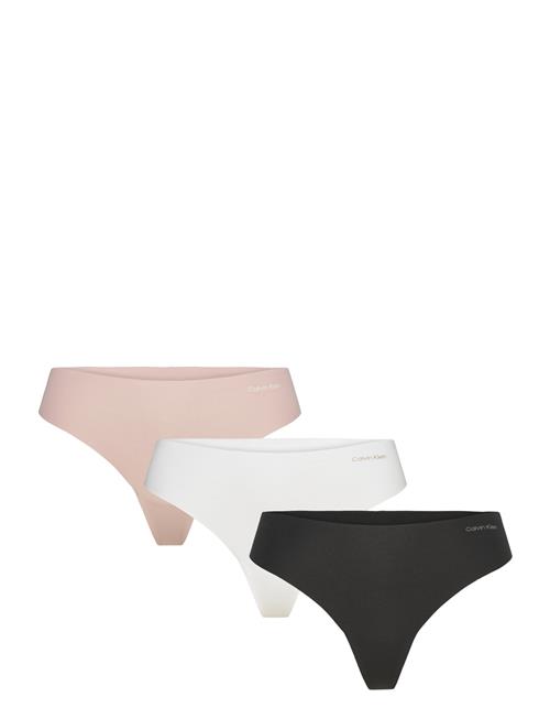 Calvin Klein Thong 3Pk Calvin Klein Black