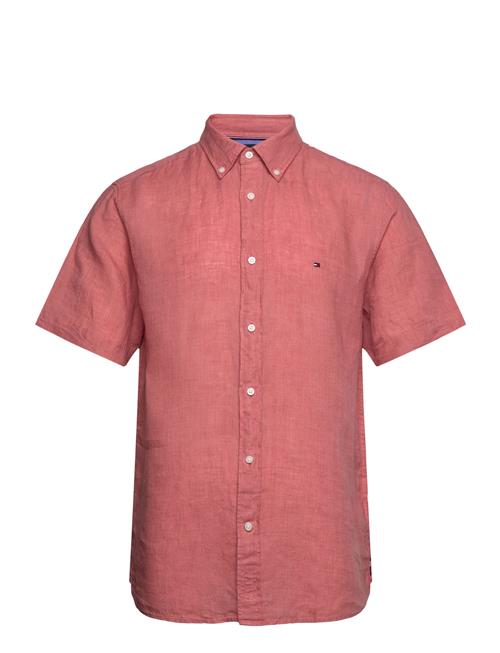 Tommy Hilfiger Pigment Dyed Linen Rf Shirt S/S Tommy Hilfiger Pink