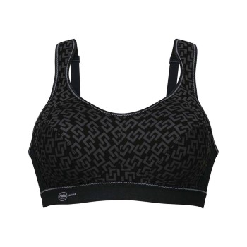 Anita Bh Active Extreme Control Sports Bra Sort Mønster B 75 Dame