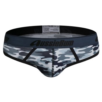 aussieBum AussieBum CottonSoft Brief Blå bomuld Medium Herre