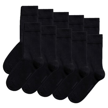 Björn Borg Strømper 10P Essential Ankle Socks Sort Str 41/45 Herre