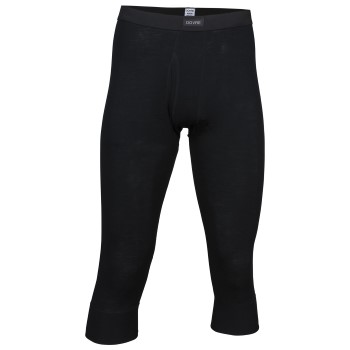 Dovre Wool Three Quarter Long Johns Sort uld Large Herre