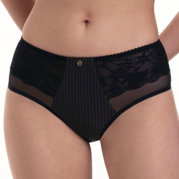 Rosa Faia Trusser Sita High Waist Briefs Plus Sort 38 Dame