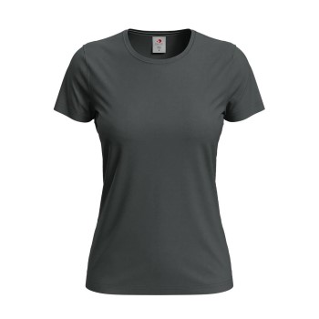 Stedman 4P Classic Women T-shirt Stålgrå bomuld Medium Dame