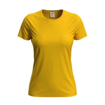 Stedman Classic Women T-shirt Senepsgul bomuld Small Dame