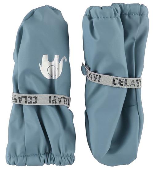 Se CeLaVi Luffer m. Fleece - PU - Smoke Blue ved KidsWorld