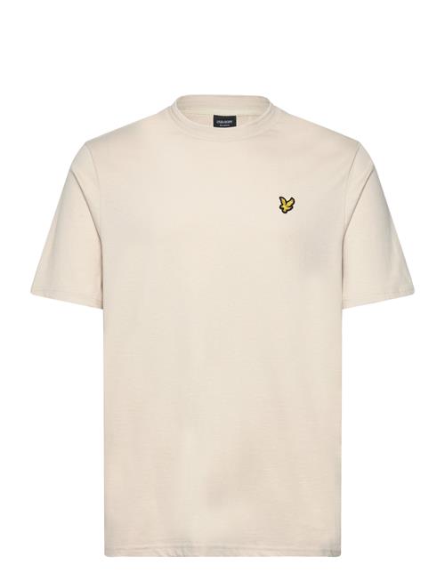 Se Lyle & Scott Rally Tipped T-Shirt Lyle & Scott Beige ved Booztlet